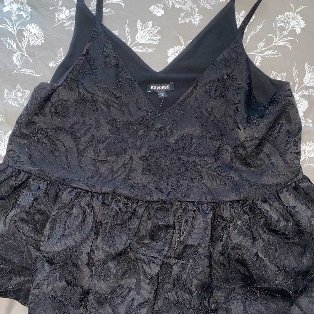 Express peplum crop top